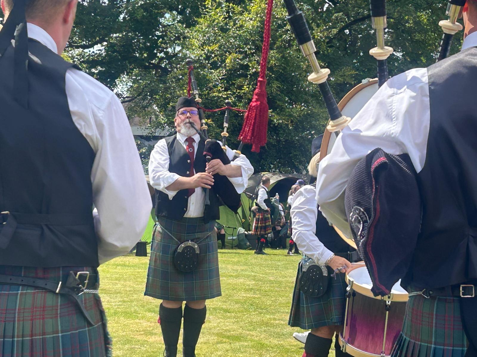 Stockbridge Pipe Band Grade 3B at the Scottish Pipe Band Championships 2026, Dumbarton